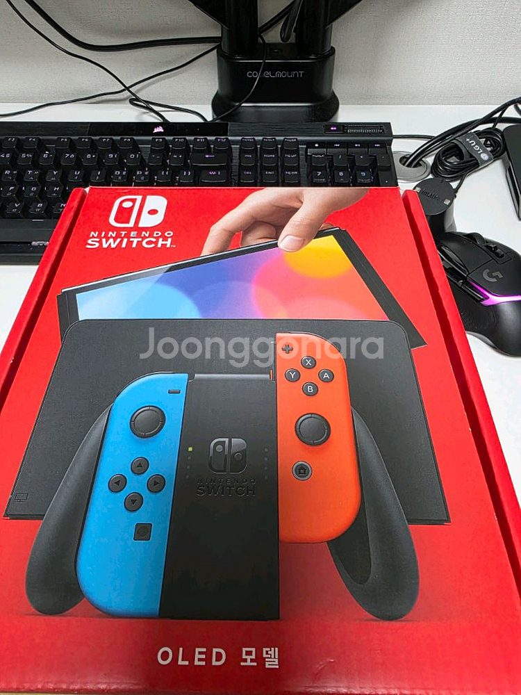 닌텐도스위치 OLED 풀박스 A급--6