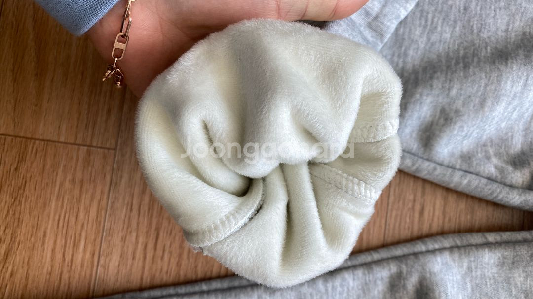 새상품)140 도톰 융기모 맨투맨+바지 상하복세트 2벌--6