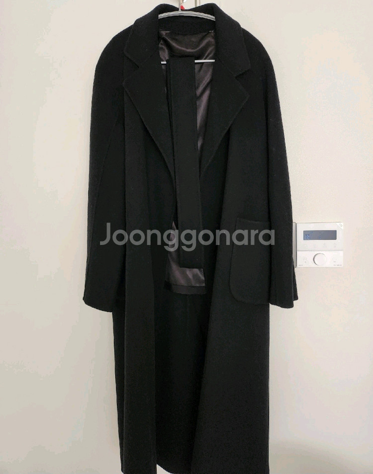 유메르 파리지엔느 블랙 코트(11/4까지판매가능)--0