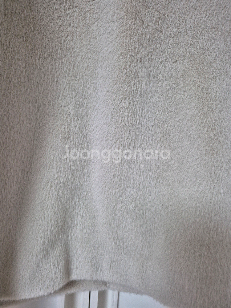 유니클로 노칼라 에코퍼 자켓 아이보리 XL--6