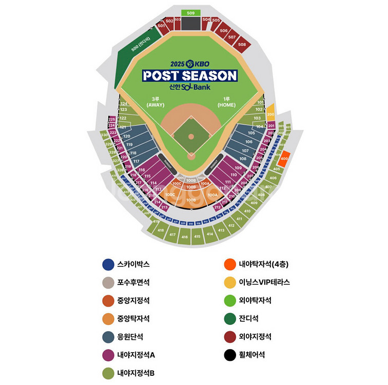 [선입금X] 한국시리즈 3차전 한화vs엘지 내야지정석--0