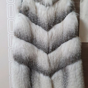 폭스베스트 66사이즈 여우털100프로 베스트 66사이즈