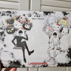 [정품]이토준지 산리오 콜라보 캐릭터 캔버스 액자