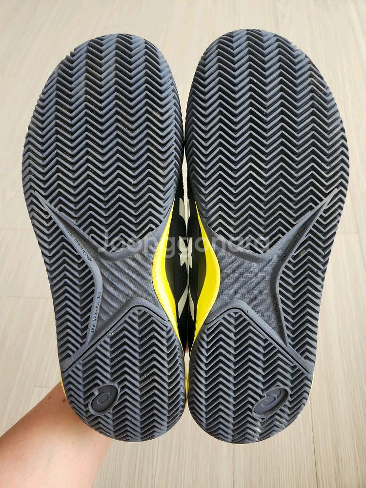 아식스 젤레졸루션 클레이 테니스화 275--4