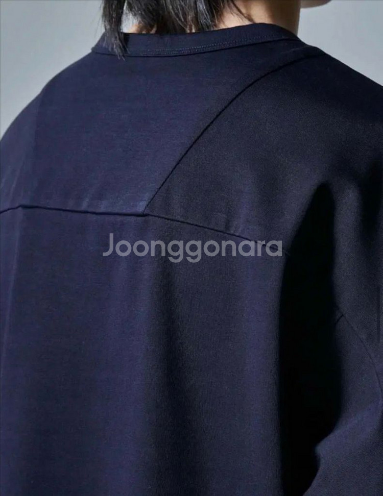 [L] 준지 CORE 에센셜 싱글 롱슬리브 - 네이비--2