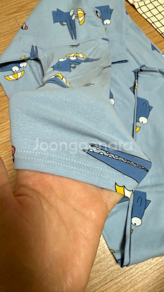 새상품 140 일자 내복 .시보리 없는 내복 세트 ~--1