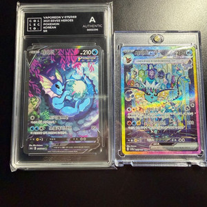 포켓몬 샤미드 V/EX 카드 2종 세트