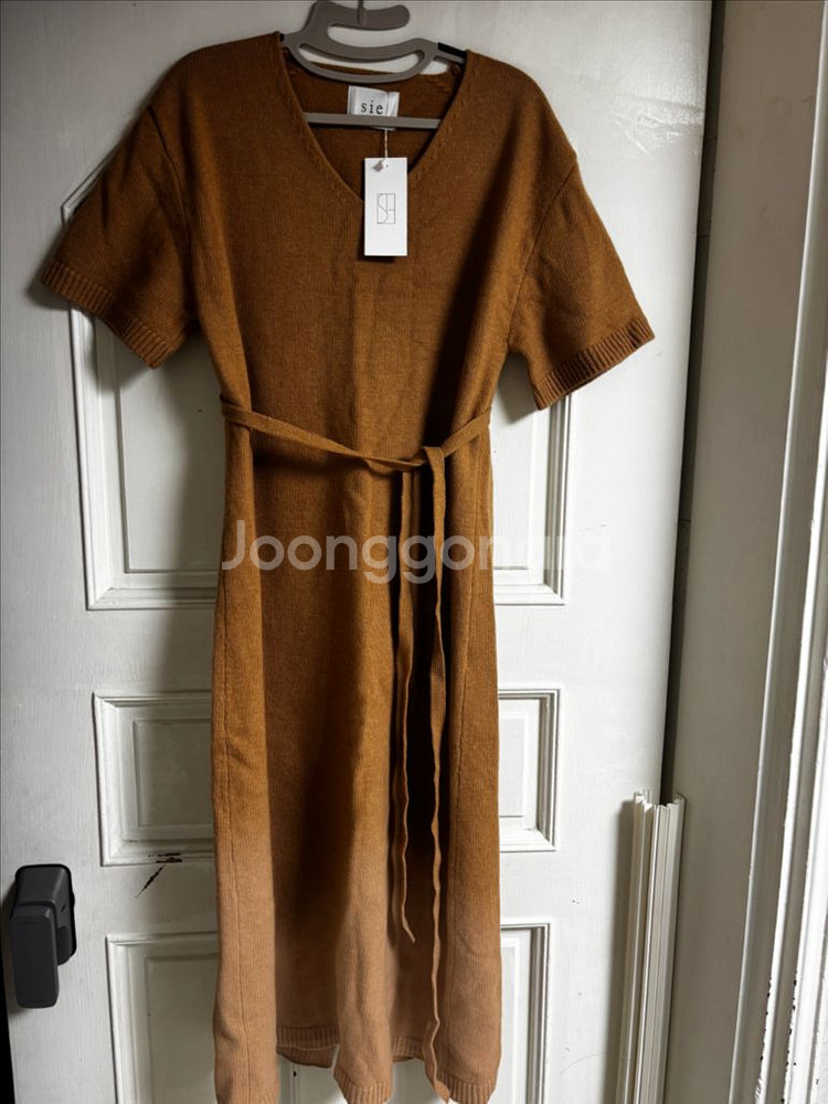 시에 sie 반팔 니트 롱 원피스--0