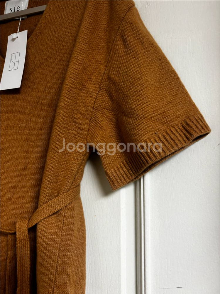 시에 sie 반팔 니트 롱 원피스--2