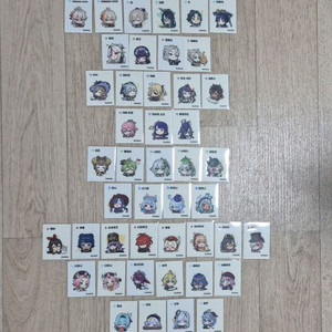 원신 띠부 띠부씰 49장 일괄 푸리나 방랑자 카즈하