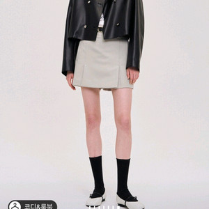 시스템 페이크 레더 점퍼