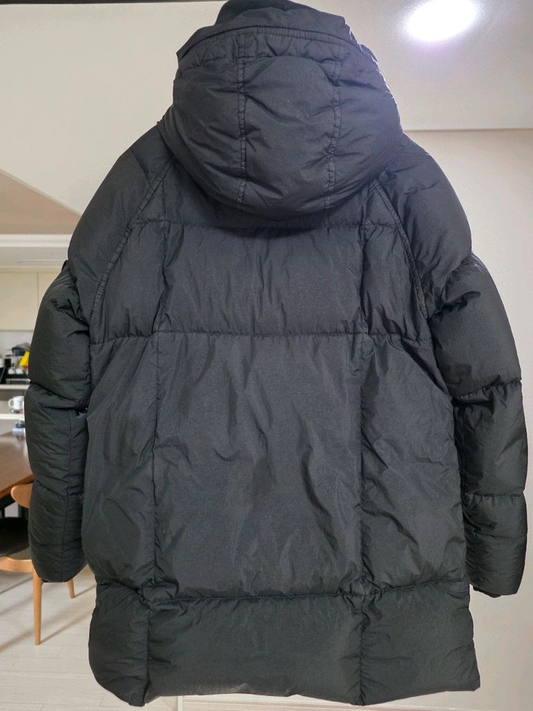 스톤아일랜드 키즈 크링클랩스 롱패딩 블랙 10y 이미지