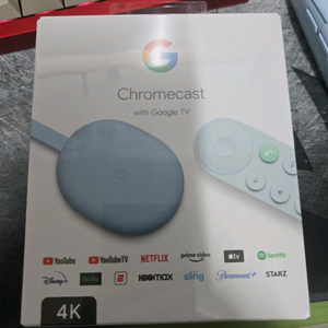 구글 크롬캐스트4k 스카이블루(하늘색) 미개봉