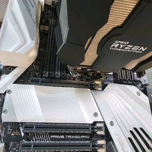 amd 3960x cpu+TRX40-메인보드+아틱프리져
