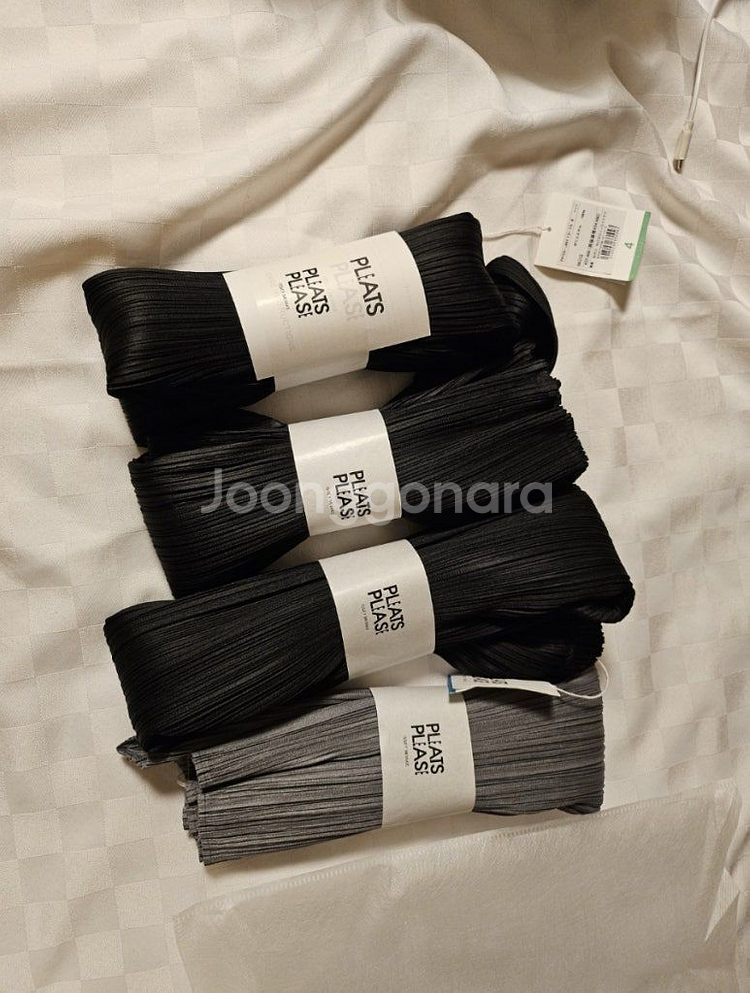 플리츠플리즈 블랙 스커트 베이직 3사이즈--1