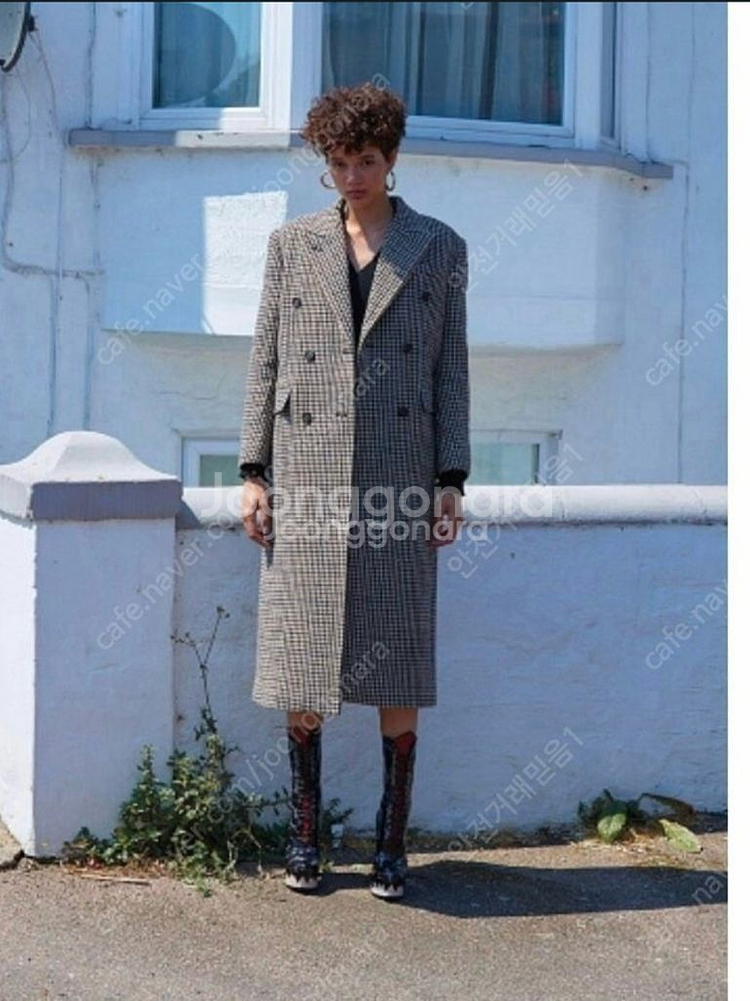 인스턴트펑크 더블체크코트--2