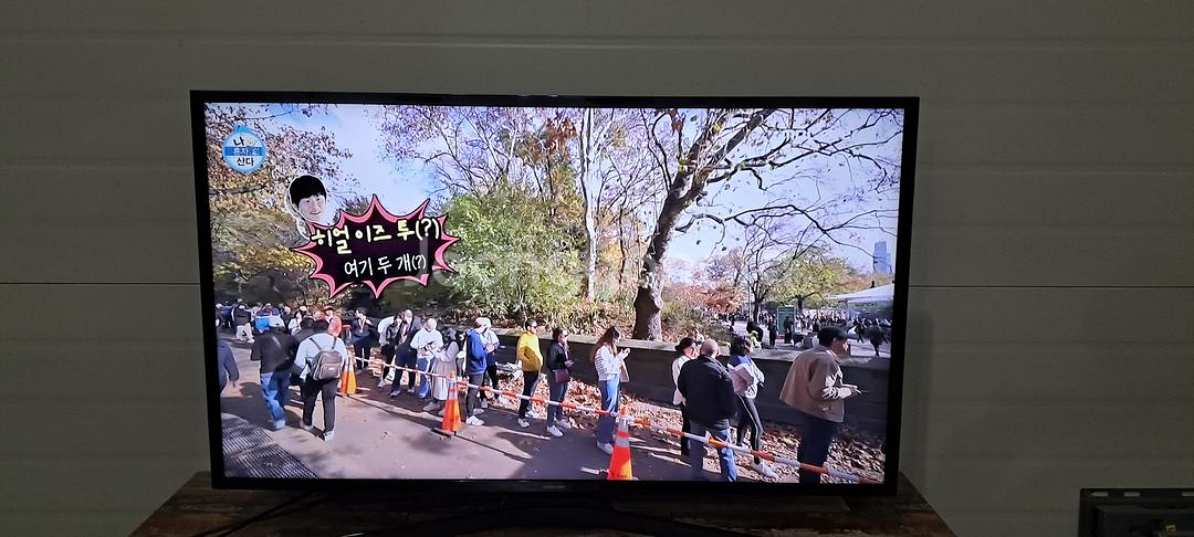 4160 삼성 43인치 스탠드 LED TV(블랙)--0