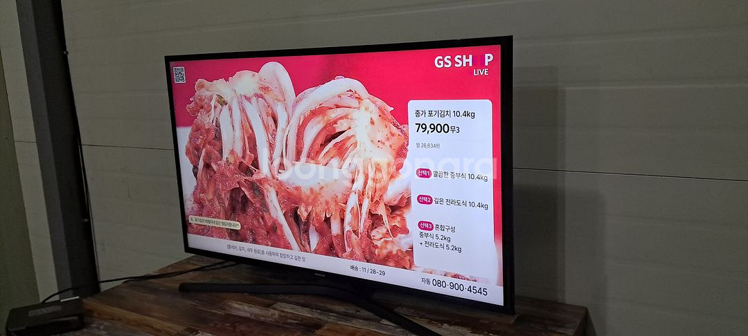 4160 삼성 43인치 스탠드 LED TV(블랙)--5