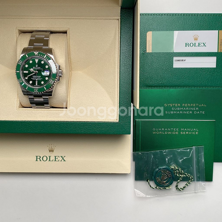 롤렉스 서브마리너그린 (헐크) 116610LV--4