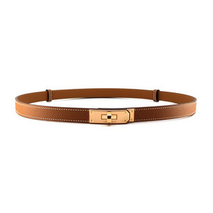 에르메스 벨트 켈리 브라운 금장