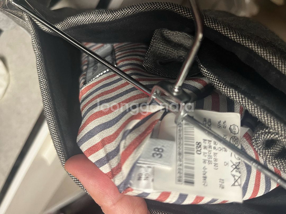 (정품)톰브라운 여성용 슬랙스 그레이--2