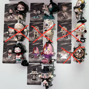 팝마트 스컬판다 현실세계 시리즈중 6개 일괄