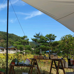 감성 캠핑용 우드 선반, 우드캠핑박스 일괄 이미지