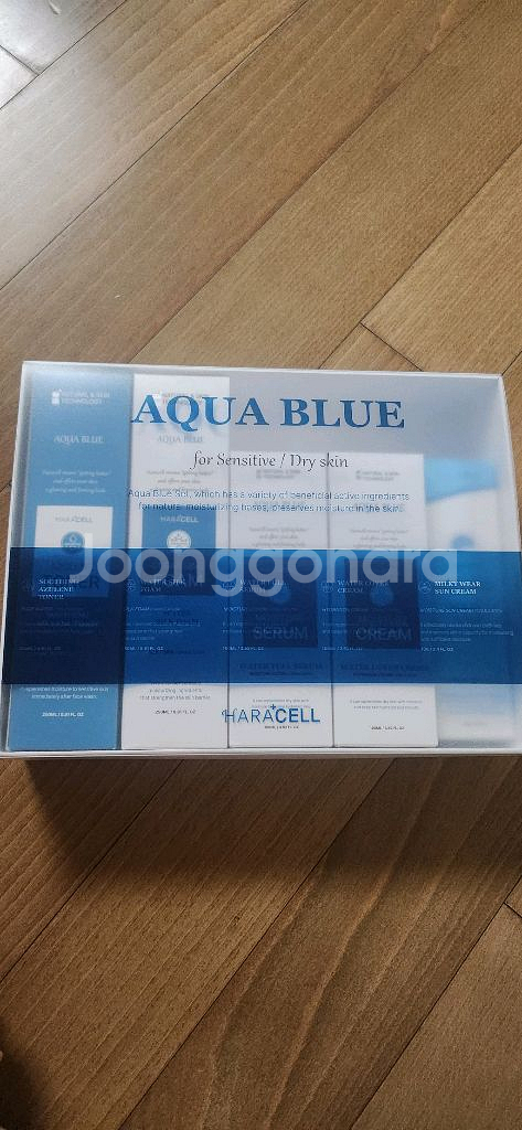 하라셀 5종 아쿠아세트(토너,실크폼,세럼,썬크림,크림)--0