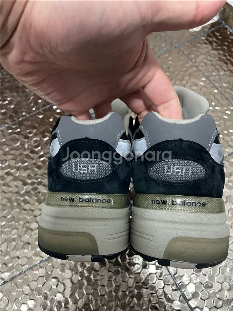 뉴발란스 992 블랙 300사이즈--4
