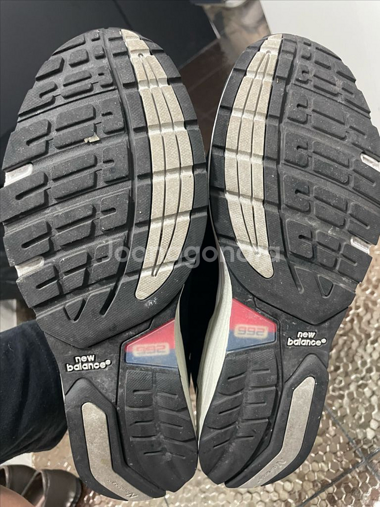 뉴발란스 992 블랙 300사이즈--5