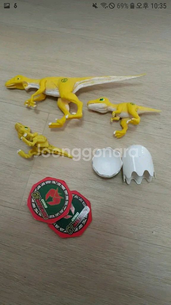 공룡메카드 데이노니쿠스 더블피규어와 타이니소어--0