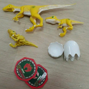 공룡메카드 데이노니쿠스 더블피규어와 타이니소어