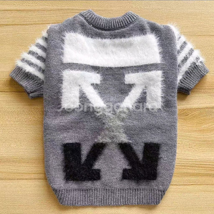 Off-White 스타일 강아지 옷 2XL 새상품--0