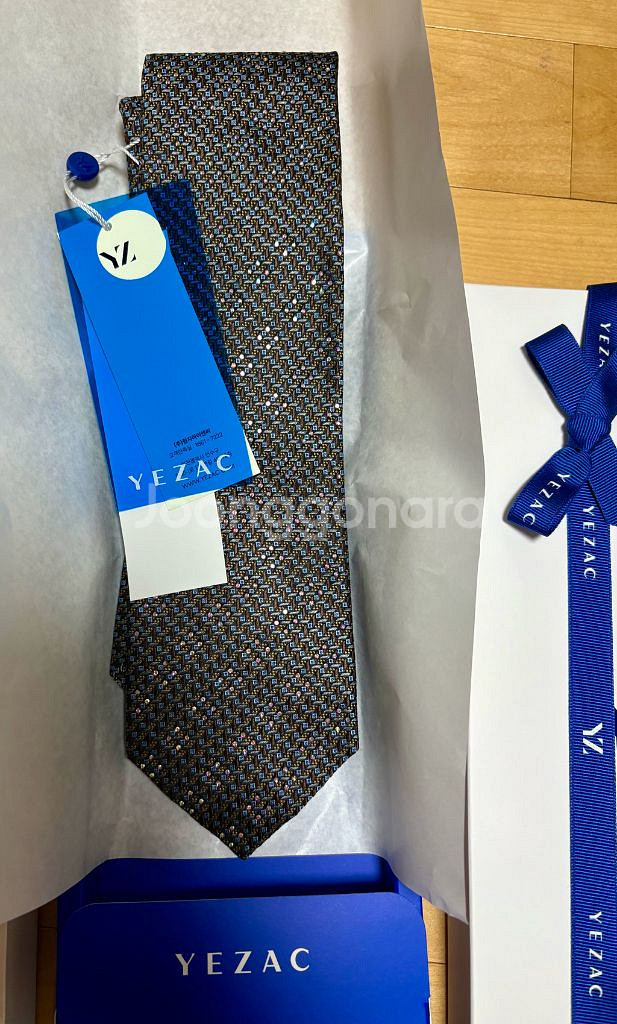 예작 YEZAC 25S/S 올오버 크리스탈 넥타이--0