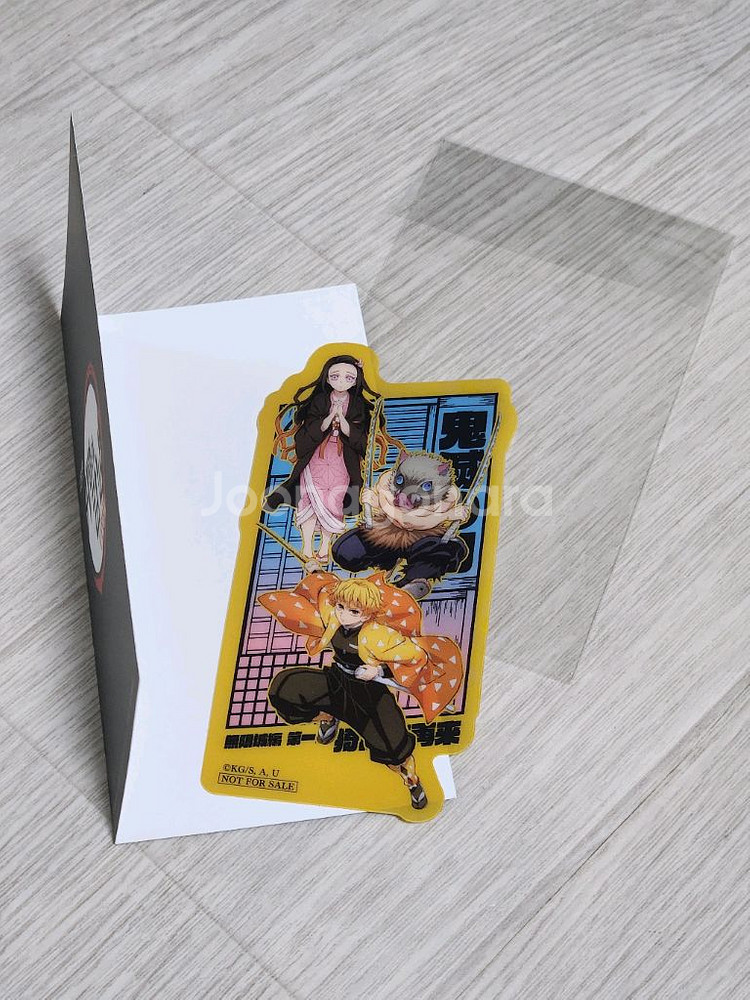 귀멸의칼날 네즈코,이노스케,젠이츠 버전 클리어 카드--0