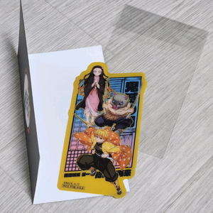 귀멸의칼날 네즈코,이노스케,젠이츠 버전 클리어 카드