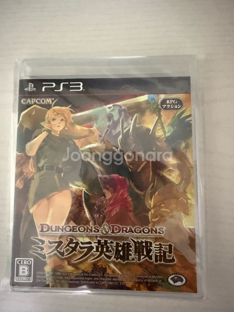 PS3 미스타라 영웅전기 던전앤드래곤 판매합니다--0