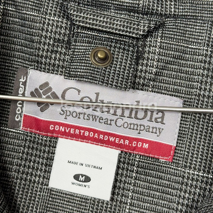 콜롬비아 체크 그레이 등산 기능성 바람막이 M--2