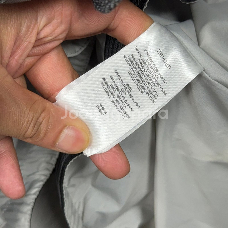 콜롬비아 체크 그레이 등산 기능성 바람막이 M--3