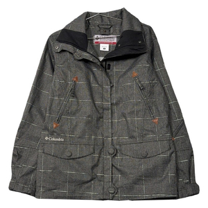 콜롬비아 체크 그레이 등산 기능성 바람막이 M