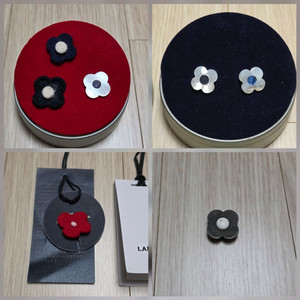 라르디니 플라워 부토니에 커프스링크 세트