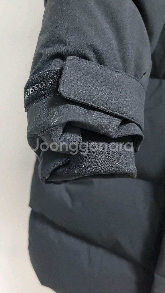 새상품)디스커버리 남성 구스다운 미드패딩 100--3