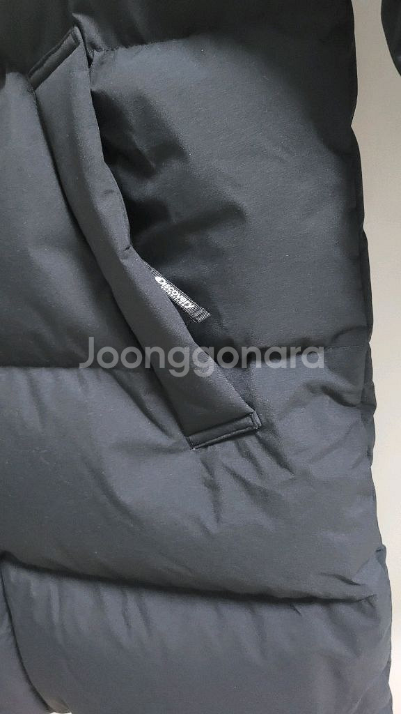 새상품)디스커버리 남성 구스다운 미드패딩 100--4