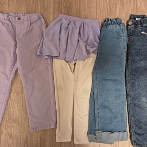 여아 140사이즈 바지 일괄 8벌