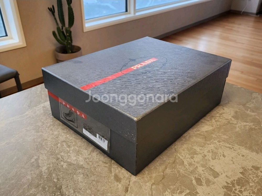 프라다 PRADA 남성 하이탑 스니커즈[정품. 박스 풀구성. 상태최상]--7