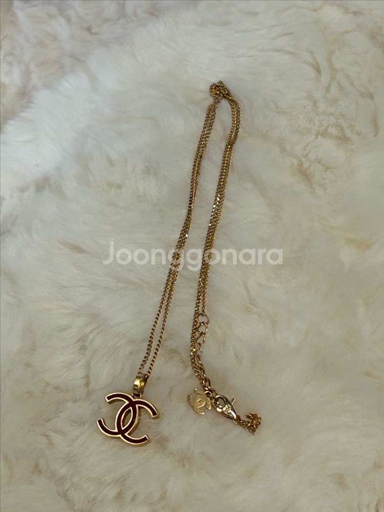 14k 샤넬 로즈골드 목걸이--1