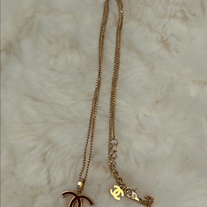14k 샤넬 로즈골드 목걸이