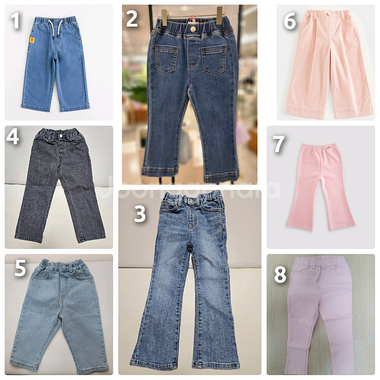 거의새상품)여아 팬츠 120호 (5-6세사이즈)--0