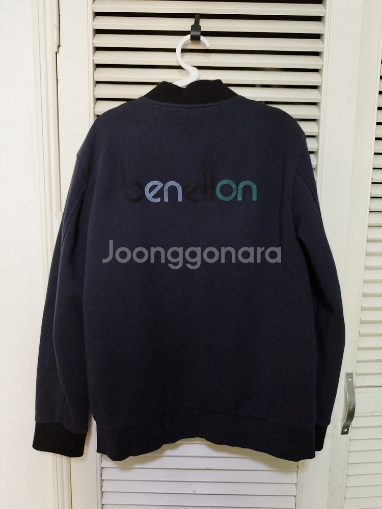 95 베네통 바시티자켓 빅로고--3