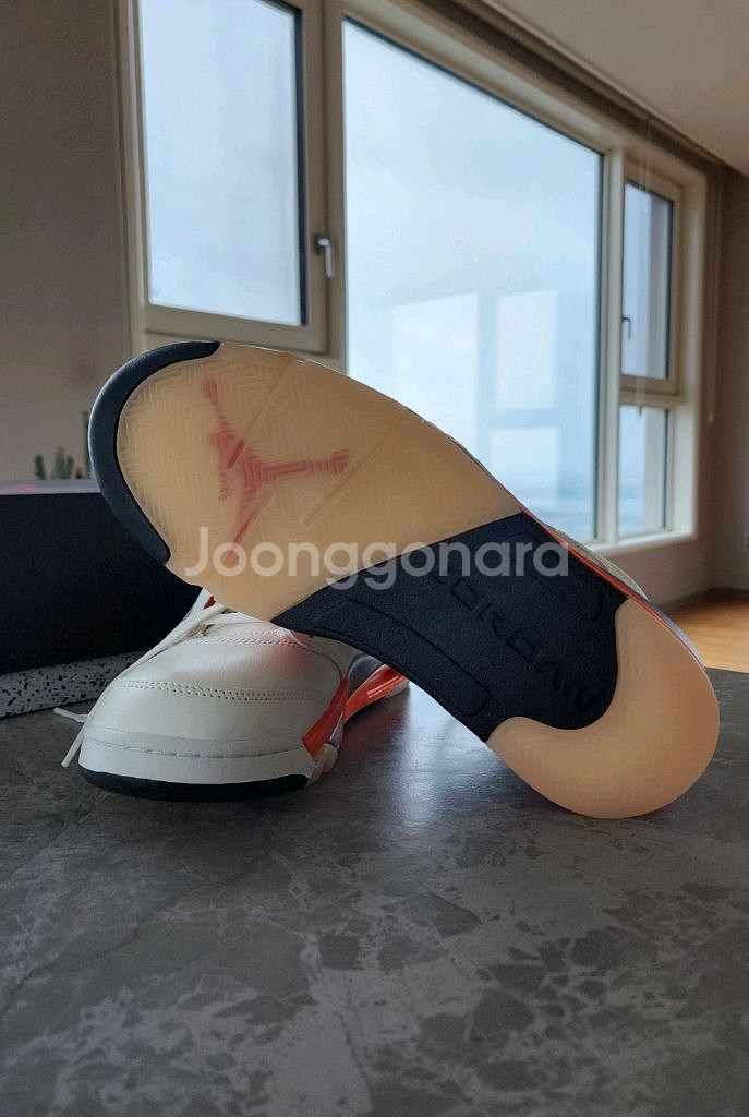 [새상품]나이키 에어조던5 레트로 오렌지 블레이즈--5